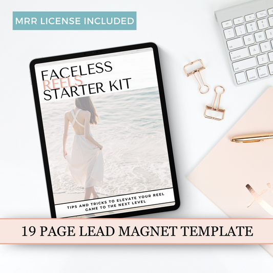 Faceless Reels Starter Kit Lead Magnet